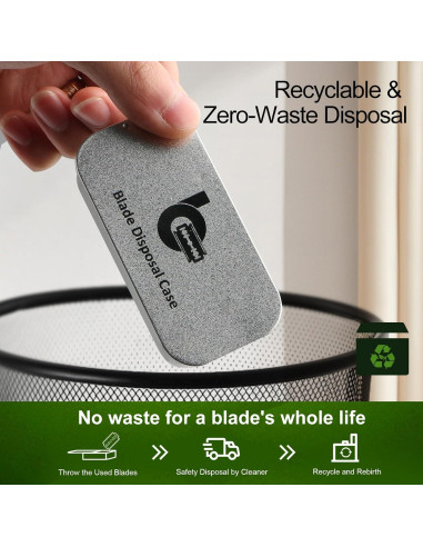 Cuchillas de Afeitar de Seguridad BULIMICA 30 Unidades Acero Inoxidable