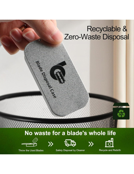 Cuchillas de Afeitar de Seguridad BULIMICA 30 Unidades Acero Inoxidable