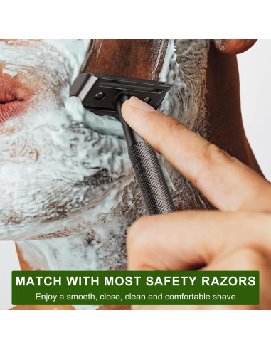 Cuchillas de Afeitar de Seguridad BULIMICA 30 Unidades Acero Inoxidable