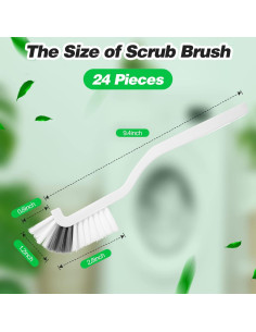 Yinkin 24 Pcs Cepillos de Limpieza de Cocina y Baño Duro 2