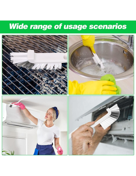 Yinkin 24 Pcs Cepillos de Limpieza de Cocina y Baño Duro