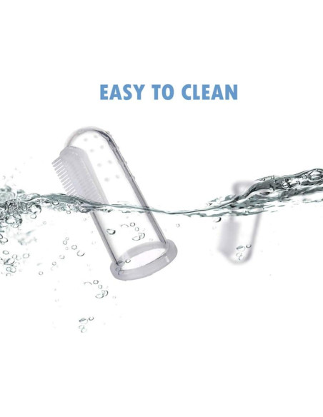 Cepillo de Dedo Jochebed para Bebés - 3 Piezas de Silicona