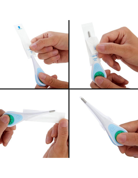 Cubiertas Desechables para Termómetro Digital Juvale 100 Pzas