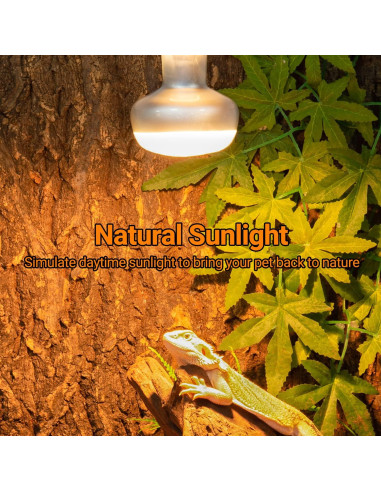 Lámpara de Calor 100W REPTI ZOO para Reptiles y Pollos