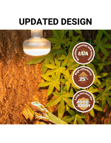 Lámpara de Calor 100W REPTI ZOO para Reptiles y Pollos