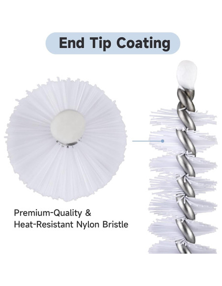 Juego de Cepillos para Limpiar Pajitas Mt.Jun - 4 Unidades, 6-12 mm