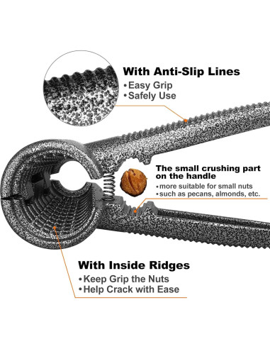 Cascanueces Anwenk con Mango Antideslizante para Nueces