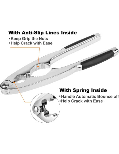 Cascanueces Anwenk con Mango Antideslizante para Nueces