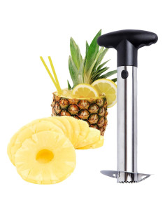 Cortador y Descorazonador de Piña Genérico Acero Inoxidable