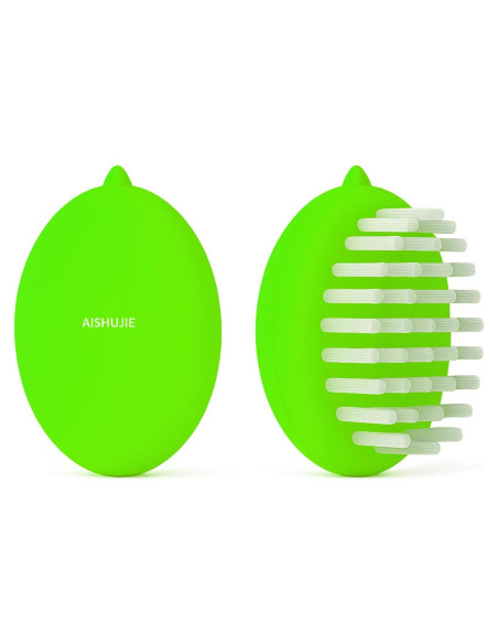 Cepillo de Verduras AISHUJIE 2 Pcs Antideslizante Nylon