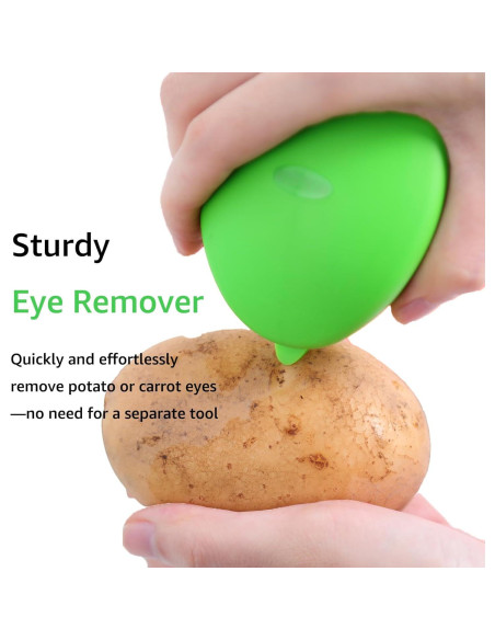 Cepillo de Verduras AISHUJIE 2 Pcs Antideslizante Nylon