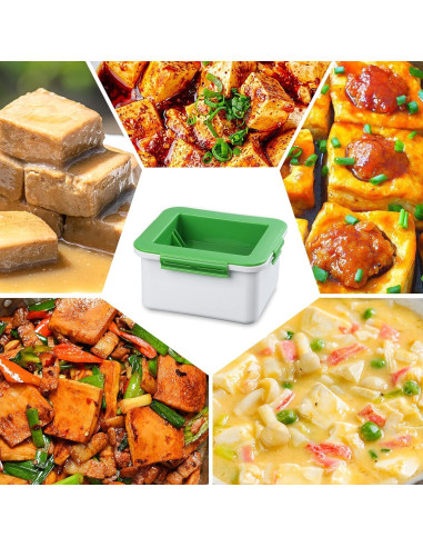 Prensa de Tofu Ihomepark Verde Apta para Lavavajillas 308g