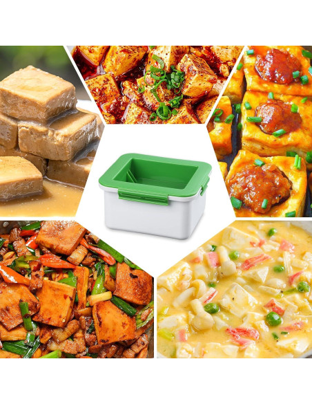 Prensa de Tofu Ihomepark Verde Apta para Lavavajillas 308g