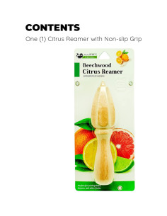 Exprimidor de Cítricos Manual Culinary Fresh de Madera 0.5L 2