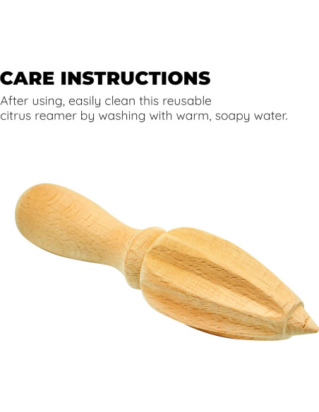 Exprimidor de Cítricos Manual Culinary Fresh de Madera 0.5L
