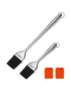 Brocha de Basting RWM de Silicona y Acero Inoxidable 30cm