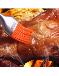 Brocha de Basting RWM de Silicona y Acero Inoxidable 30cm 2