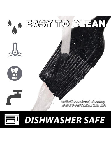 Brochas de Silicona para Basting Anaeat - 2 Piezas Resistentes al Calor