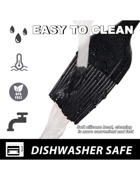 Brochas de Silicona para Basting Anaeat - 2 Piezas Resistentes al Calor