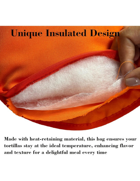 Bolsa Calentadora de Tortillas HOMUS 30.48 cm Aislada y Lavable