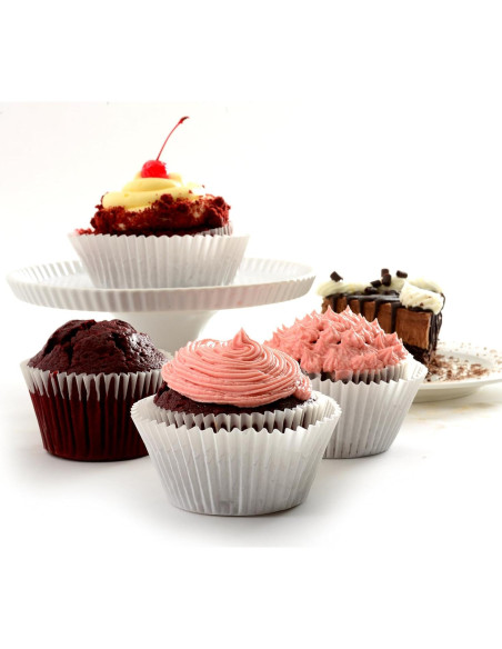 Tazas de Muffin Gigantes Norpro - Paquete de 48 Blancas