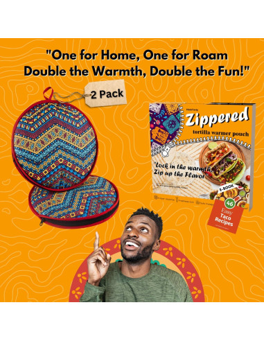 Bolsa Calentadora de Tortillas Woobud 12" (30.48 cm) Aislante