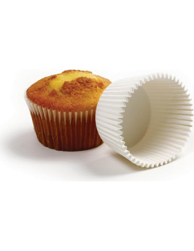 Tazas de Muffin Gigantes Norpro - Paquete de 48 Blancas