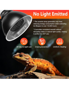 Lámparas de Calor Cerámicas BOEESPAT 150W Paquete de 2 2