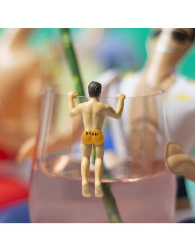 Marcadores de Bebida NPW Gifts - 6 Compañeros para Copas de Vino