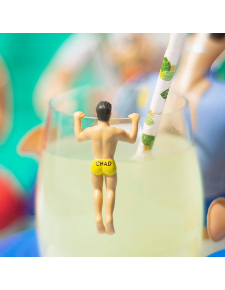 Marcadores de Bebida NPW Gifts - 6 Compañeros para Copas de Vino