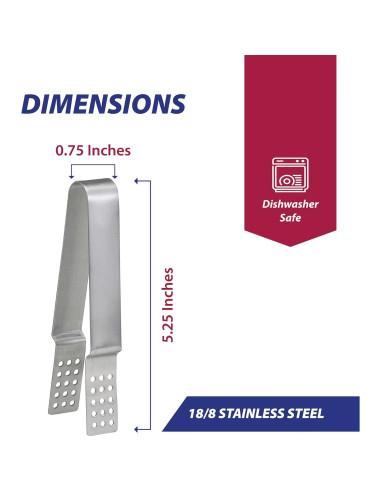 Exprimidor de Bolsas de Té HIC Kitchen Acero Inoxidable 13.34 cm