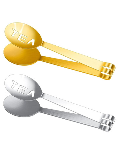 Paquete de 2 Pinzas de Acero Inoxidable Sliverdew 12cm