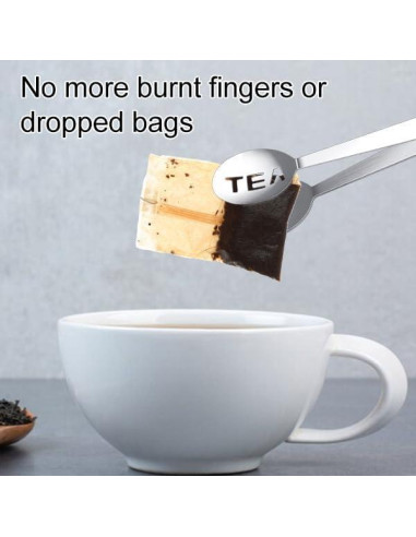 Paquete de 2 Pinzas de Acero Inoxidable Sliverdew 12cm