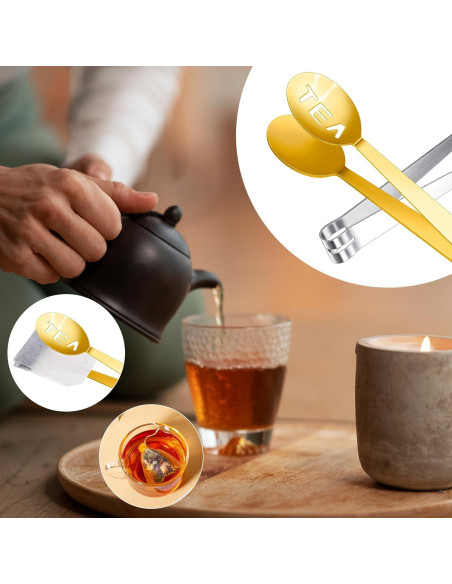 Paquete de 2 Pinzas de Acero Inoxidable Sliverdew 12cm