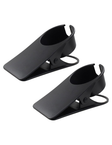 Soporte de Taza de Escritorio Suiwotin - 2 Piezas, Negro