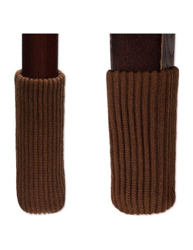 Calcetines para Patas de Muebles TEKEFT 20 Unidades Marrón