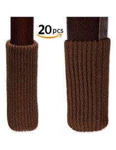 Calcetines para Patas de Muebles TEKEFT 20 Unidades Marrón 2