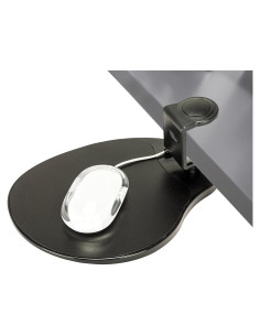 Alfombrilla de Ratón con Clip MAX SMART 360 Negra 25.4x20.32 cm