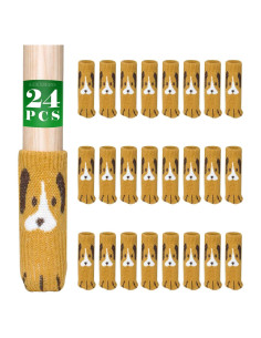 24 Calcetines Antideslizantes para Patas de Silla GDCYHOZO
