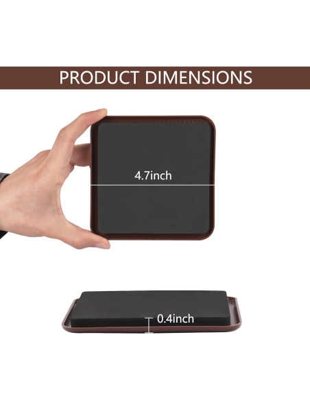 Deslizadores de Muebles 8PCS Nueva Espacio 11.94 cm para Alfombra