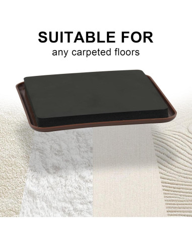 Deslizadores de Muebles 8PCS Nueva Espacio 11.94 cm para Alfombra