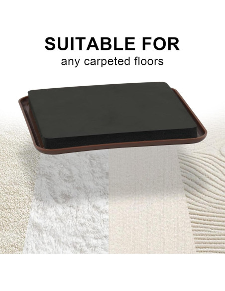 Deslizadores de Muebles 8PCS Nueva Espacio 11.94 cm para Alfombra