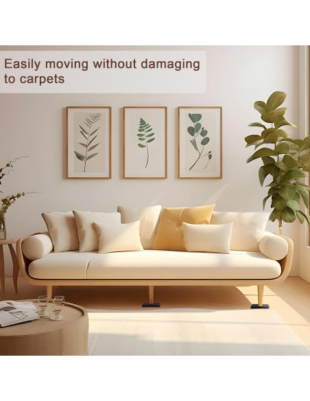 Deslizadores de Muebles 8PCS Nueva Espacio 11.94 cm para Alfombra