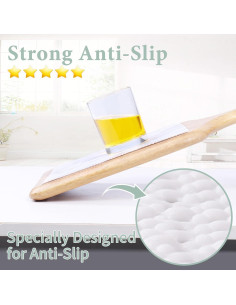 Forro de Estante Antideslizante Kimhan 30.48x600 cm Mármol Blanco 2