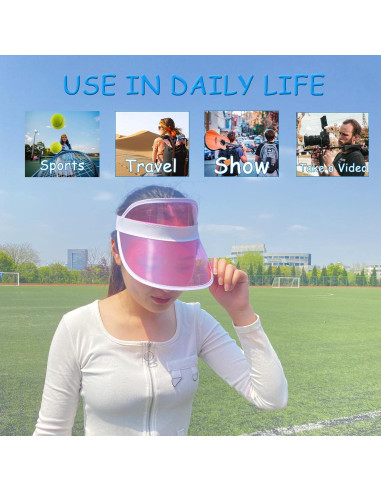 Paquete de 12 Sombreros Visera UV para Mujeres - Color Caramelo