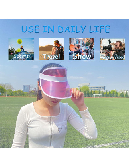 Paquete de 12 Sombreros Visera UV para Mujeres - Color Caramelo