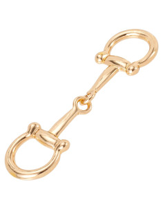 Anillo de Bufanda Joez Dorado de Seda para Mujeres - Clip Elegante