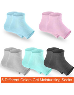 Calcetines Hidratantes Selizo 5 Pares para Talones Secos 2