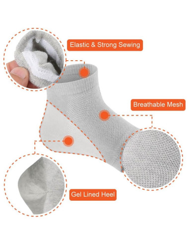 Calcetines Hidratantes Selizo 5 Pares para Talones Secos