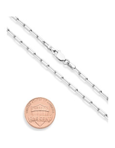 Cadena de Tobillo Miabella Plata Esterlina 925 2.5mm Hecho en Italia 2